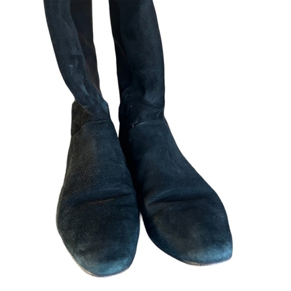 Tory Burch Kevin Over the Knee Boot - Black Willow Suede Size 6.5 - Picture 8 of 13